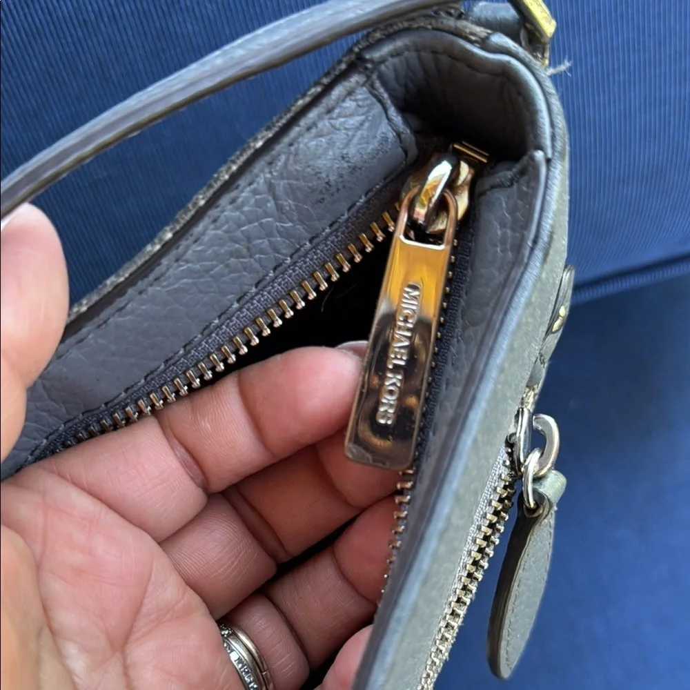 Michael Kors Brown and Black Crossbody Bag with Signature Style